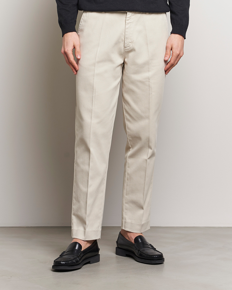 Mies |  | A Day's March | Miller Cotton/Lyocell Trousers Oyster