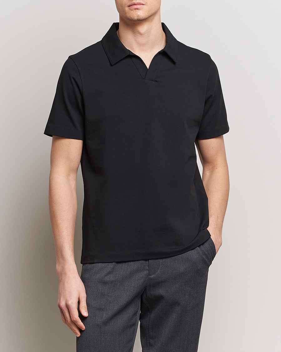 Mies | Lyhythihaiset pikeepaidat | A Day\'s March | Greylock Jersey Polo Black
