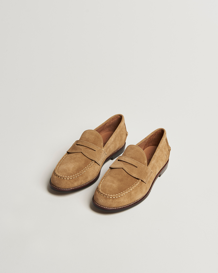 Mies | Loaferit | Polo Ralph Lauren | Alston Suede Penny Loafer Desert Tan