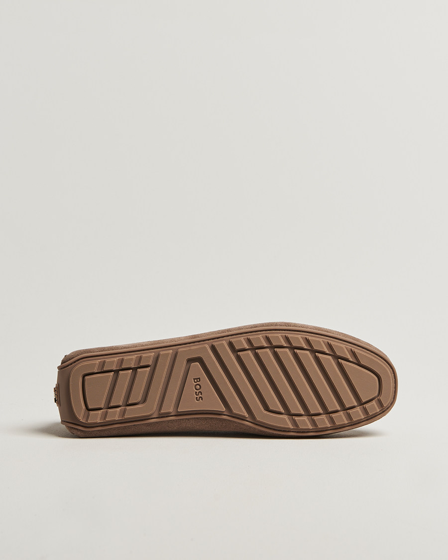 Mies | Loaferit | BOSS BLACK | Noel Suede Moccasin Medium Beige