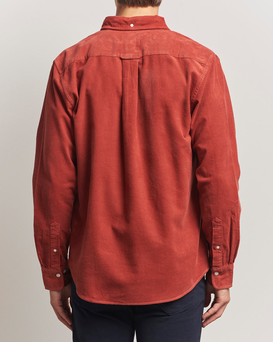 Mies | Kauluspaidat | GANT | Regular Fit Corduroy Shirt Modern Rust