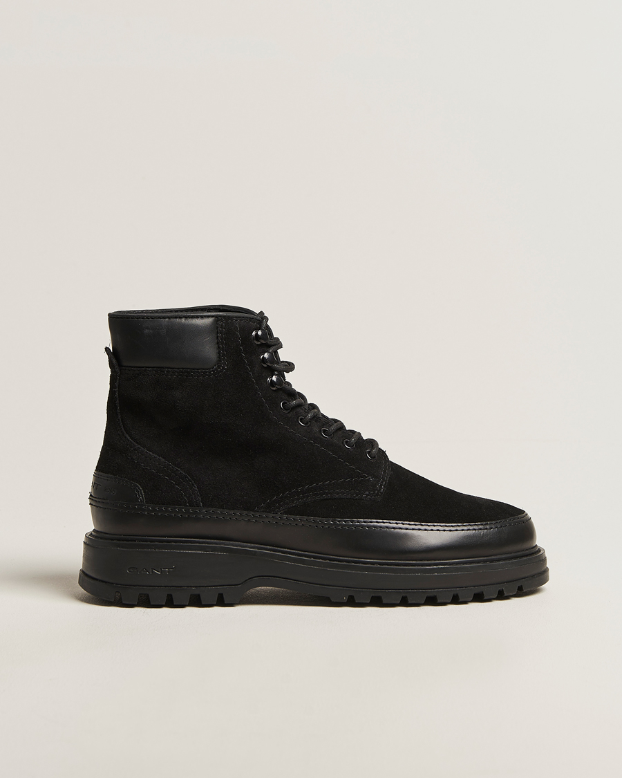 Mies | Nilkkurit | GANT | Clafton Felt Lined Suede Boot Black