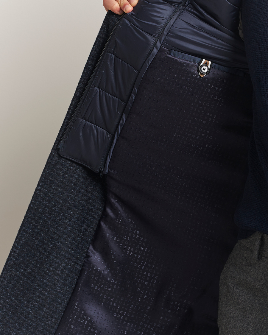 Mies | Takit | BOSS BLACK | Hyde Wool Bib Coat Dark Blue