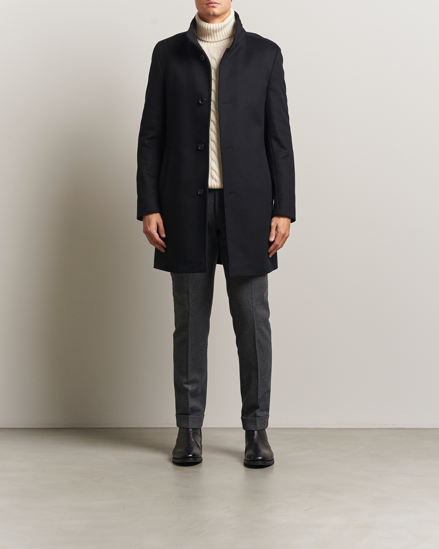 Mies | Takit | BOSS BLACK | Hyde Stand Up Collar Coat Black