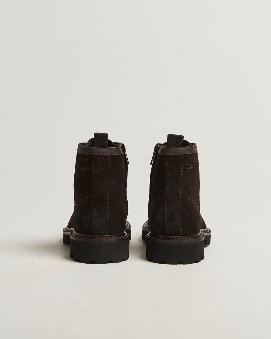 Mies | Nilkkurit | BOSS BLACK | Julyo Suede Boot Dark Brown
