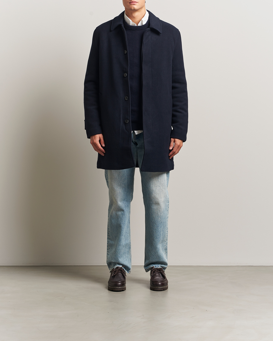 Mies | Takit | Samsøe Samsøe | Labby Wool Coat Salute Navy