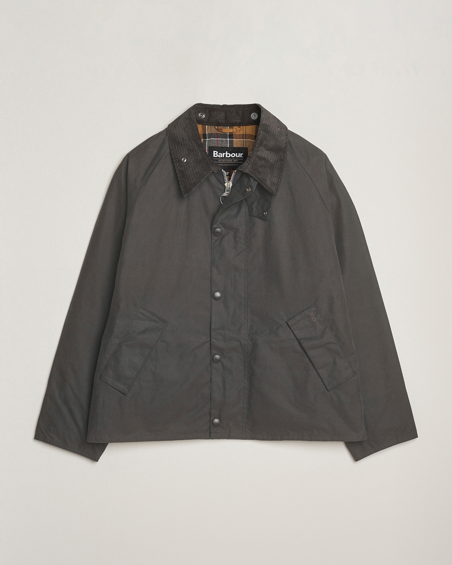 Mies | Takit | Barbour Heritage | Transport Wax Jacket Grey