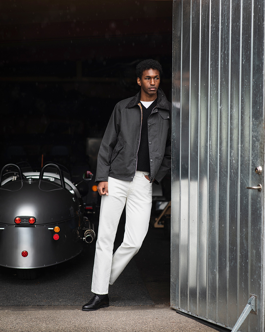 Mies | Takit | Barbour Heritage | Transport Wax Jacket Grey