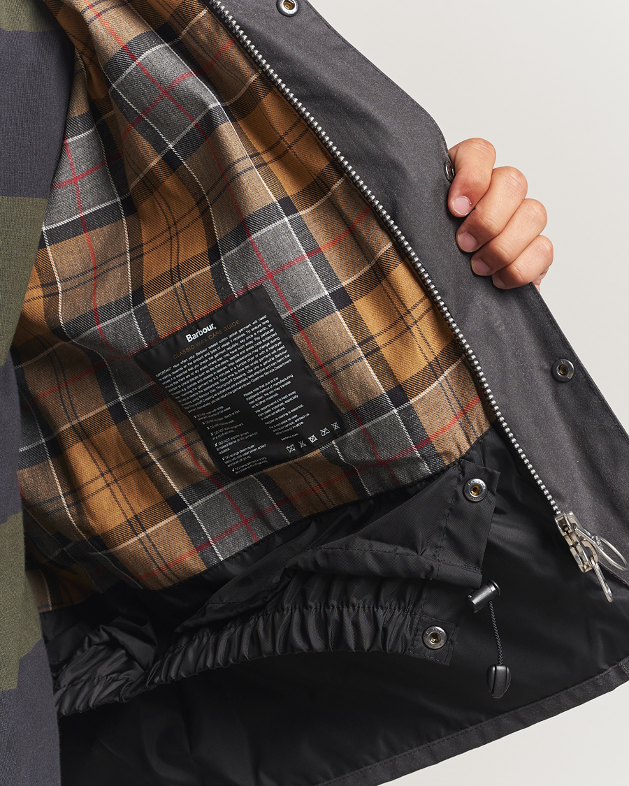 Mies | Takit | Barbour Heritage | Transport Wax Jacket Grey
