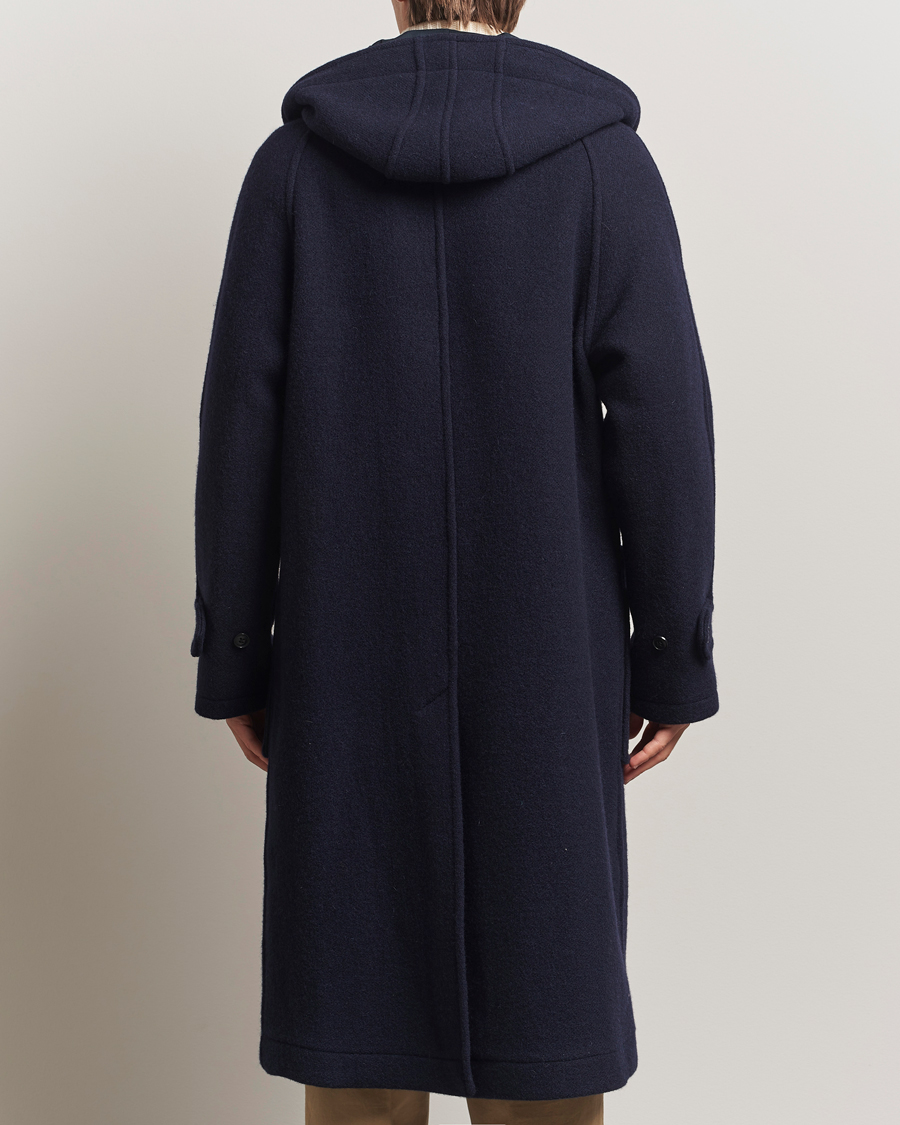 Mies | Takit | Gloverall | Raglan Wool Coat Navy