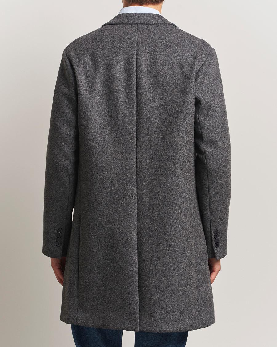 Mies | Takit | NN07 | Austin Wool Coat Grey Melange