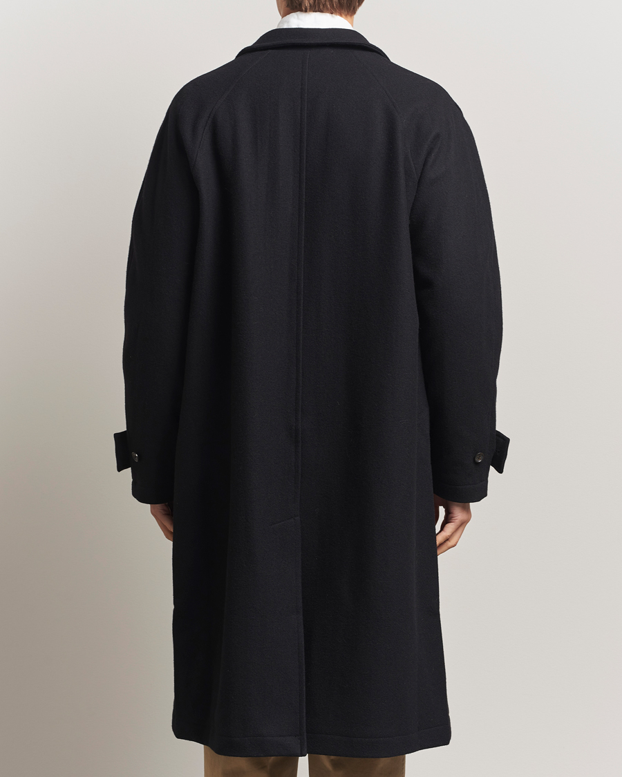 Mies | Takit | Forét | Pine Wool Coat Black