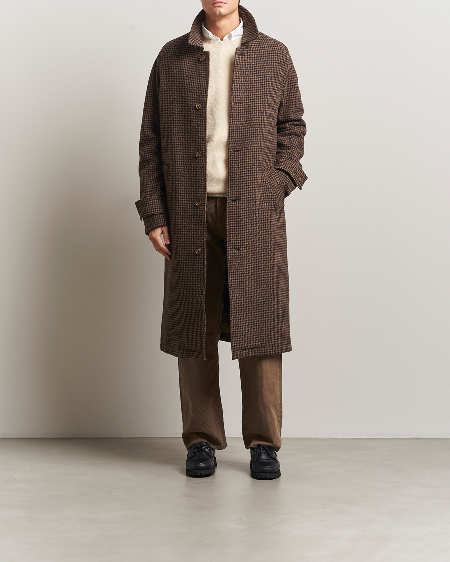 Mies | Takit | Forét | Pine Wool Coat Brown
