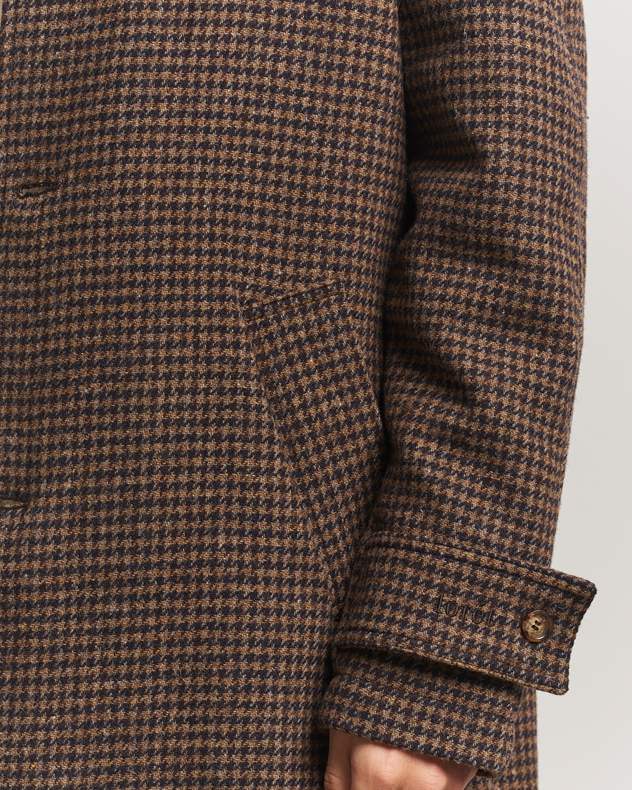 Mies | Takit | Forét | Pine Wool Coat Brown