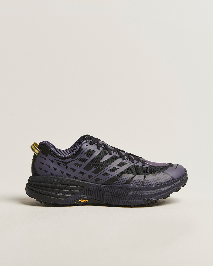 Mies | Maastojuoksukengät | Hoka | One Speedgoat 2 Trail Sneakers Black/Squid Ink