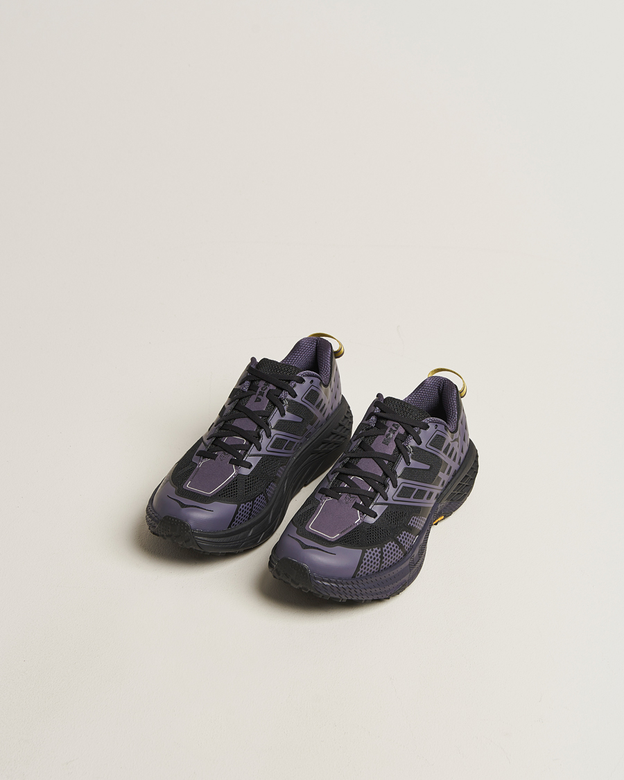 Mies | Maastojuoksukengät | Hoka | One Speedgoat 2 Trail Sneakers Black/Squid Ink