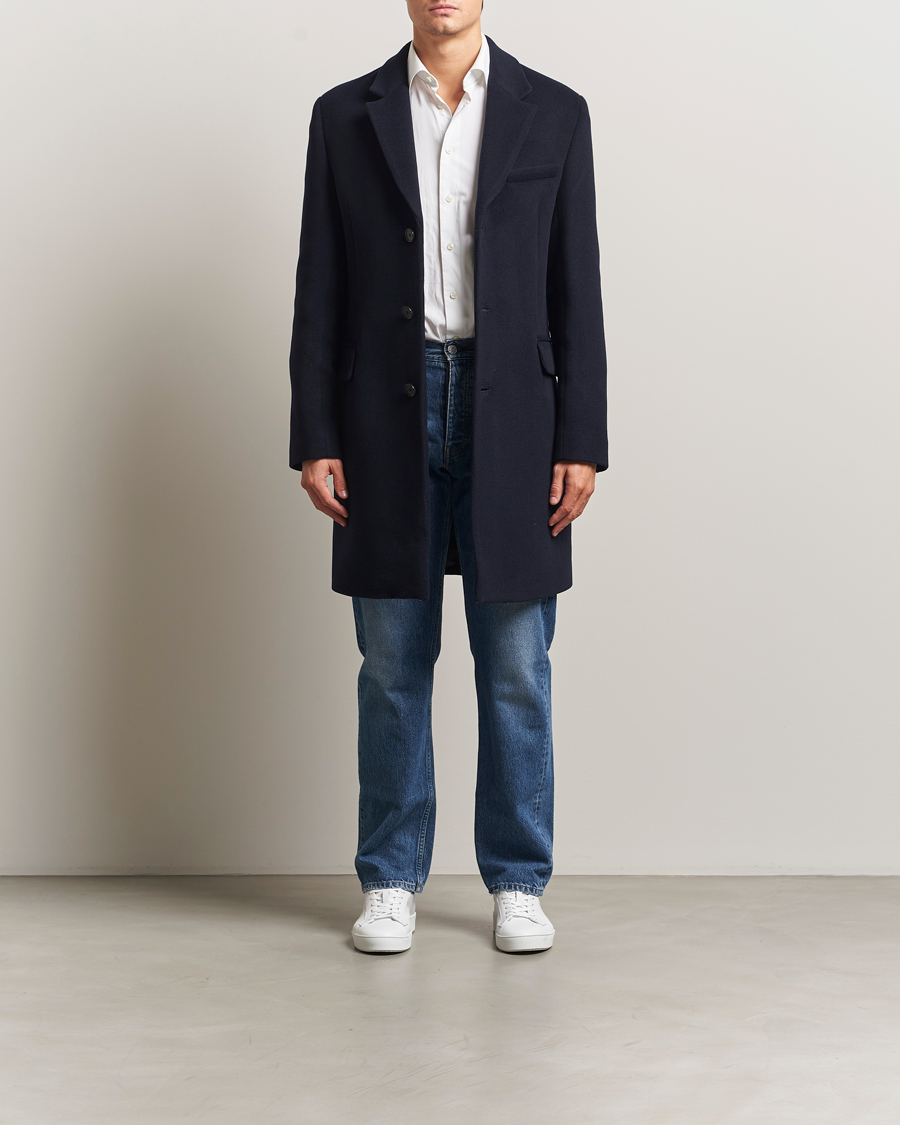 Mies | Takit | Filippa K | William Wool Coat Navy