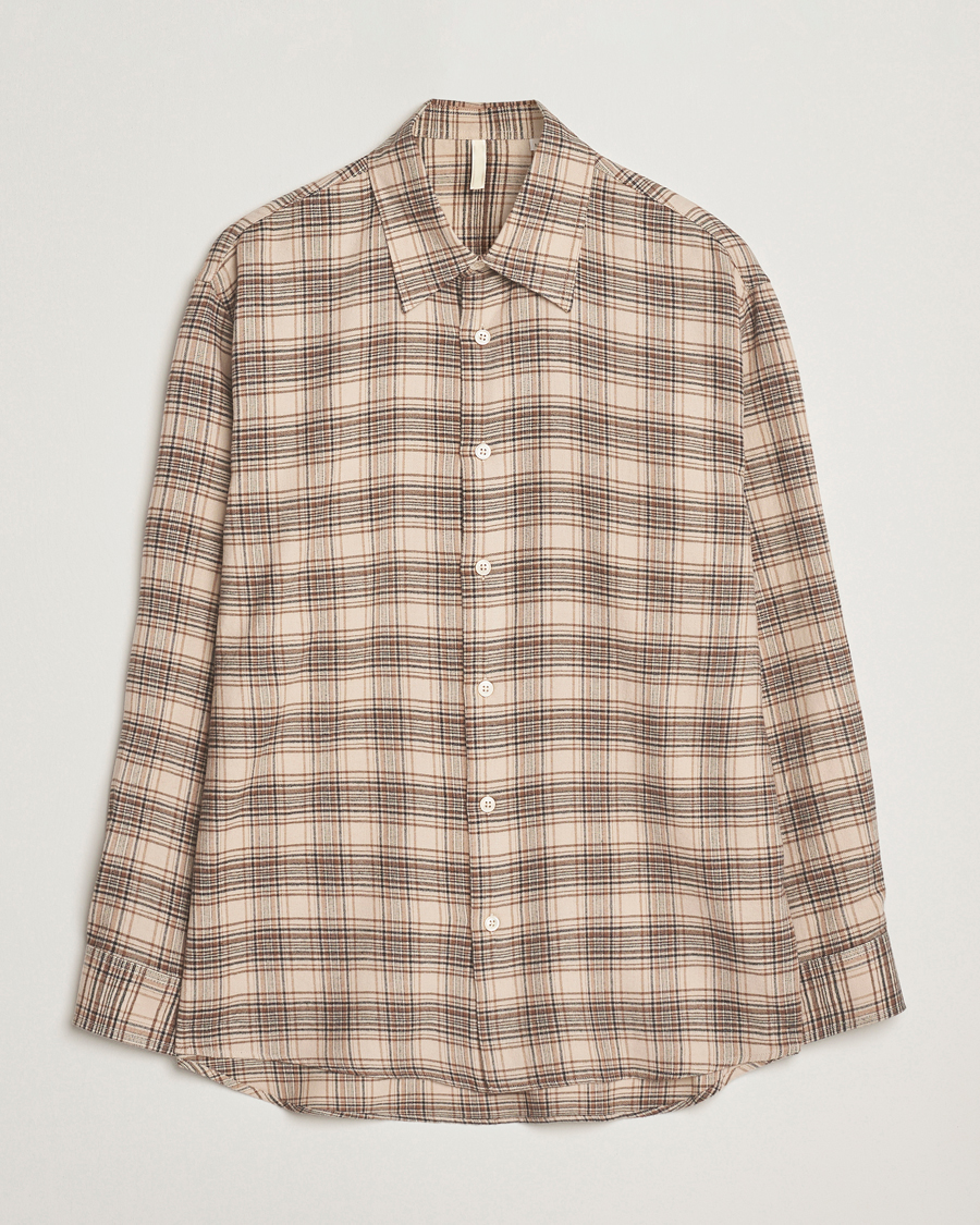 Mies | Kauluspaidat | Sunflower | Studio Shirt Beige Check