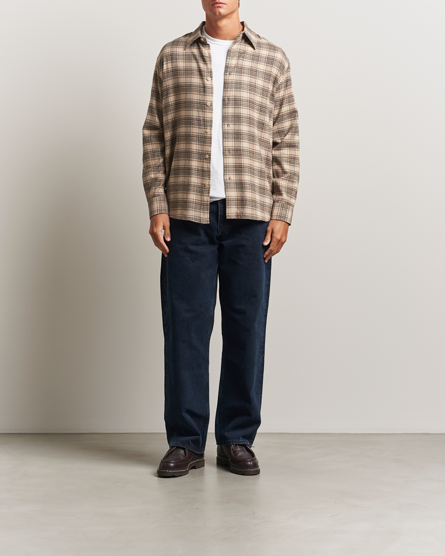 Mies | Kauluspaidat | Sunflower | Studio Shirt Beige Check