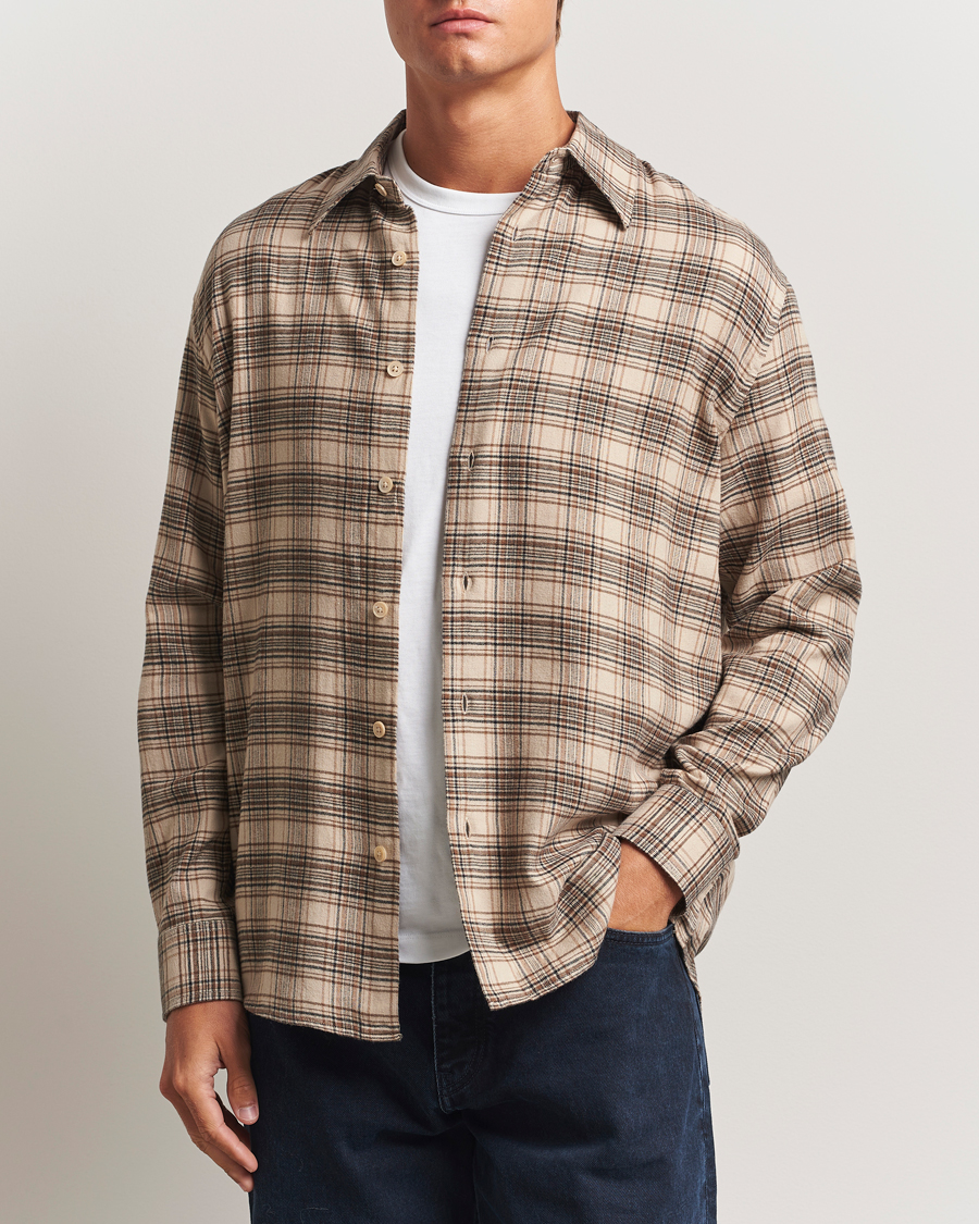 Mies | Kauluspaidat | Sunflower | Studio Shirt Beige Check