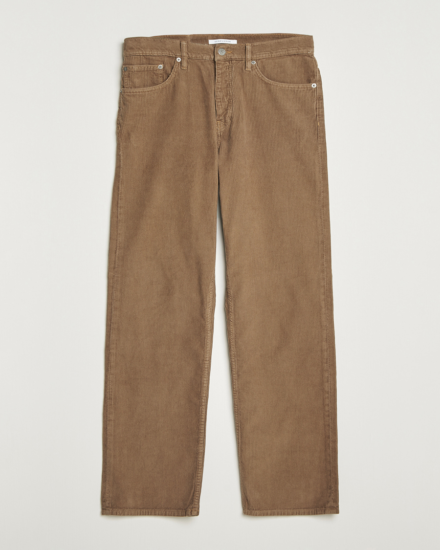 Mies | Housut | Sunflower | Loose Corduroy Pants Taupe