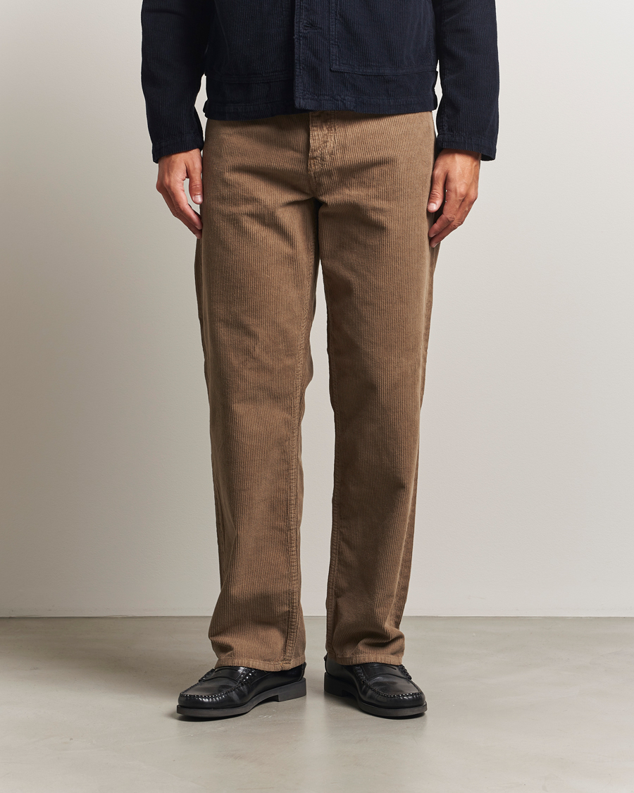 Mies | Housut | Sunflower | Loose Corduroy Pants Taupe