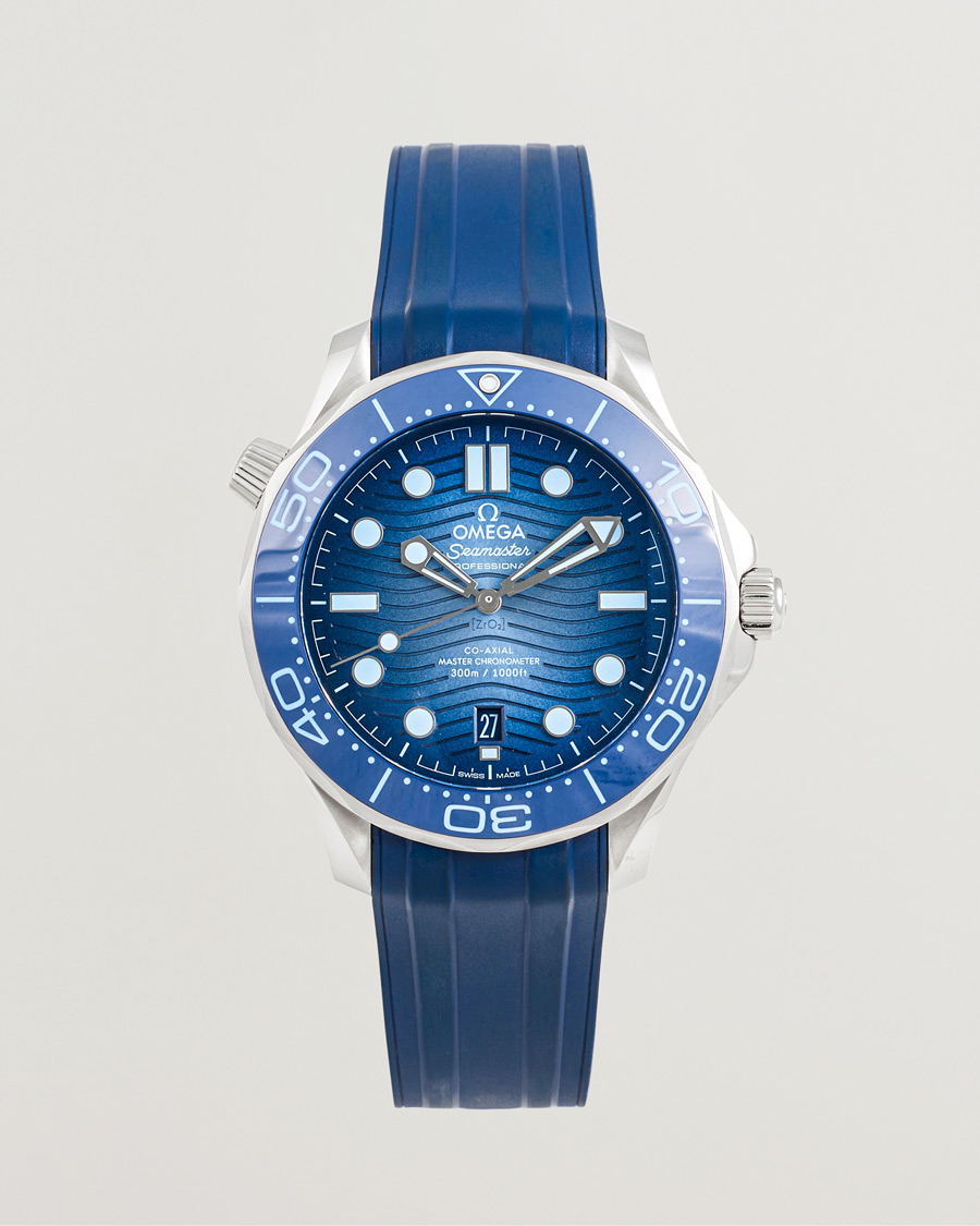 Mies | Pre-Owned & Vintage Watches | Omega Pre-Owned | Summer Blue Seamaster Diver 300m 75th
