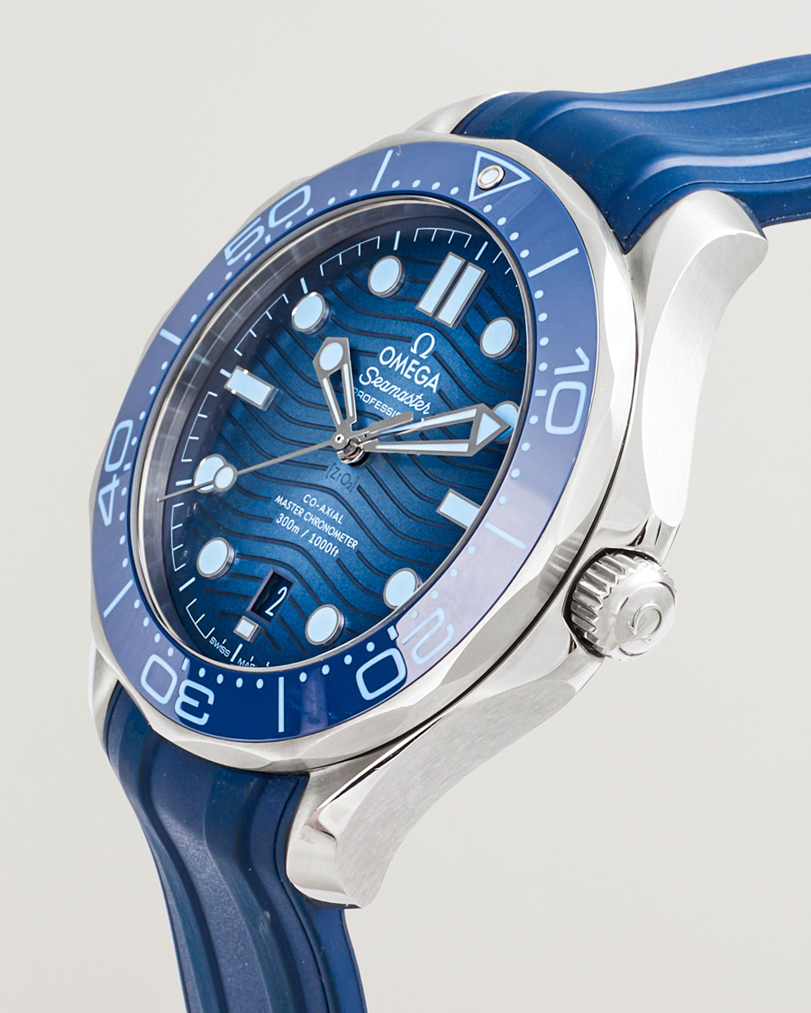 Mies | Pre-Owned & Vintage Watches | Omega Pre-Owned | Summer Blue Seamaster Diver 300m 75th