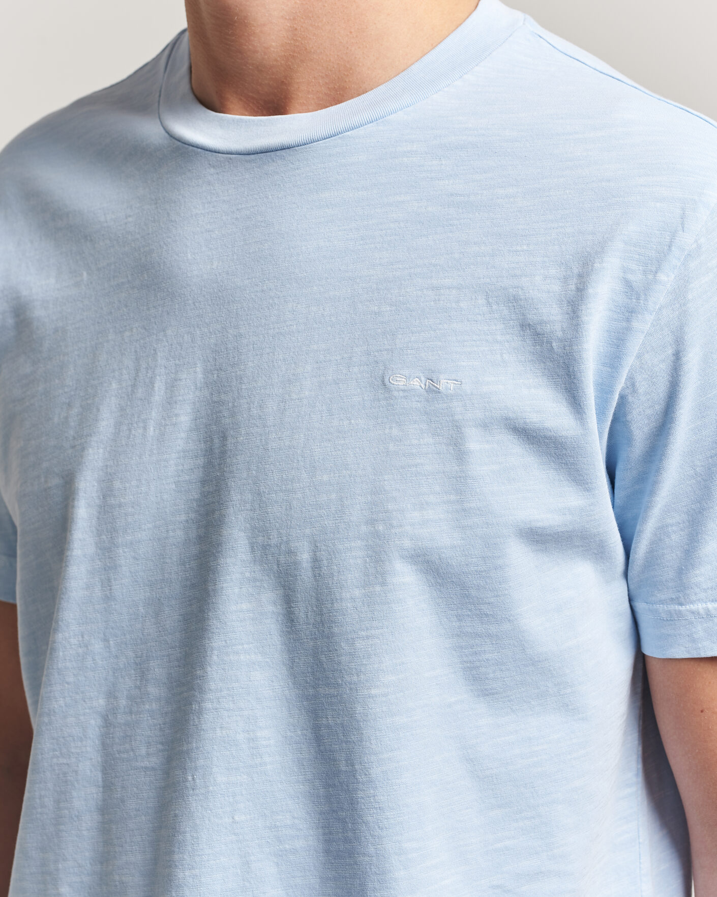 Mies | T-paidat | Gant | Washed Slub T-Shirt Fresh Blue