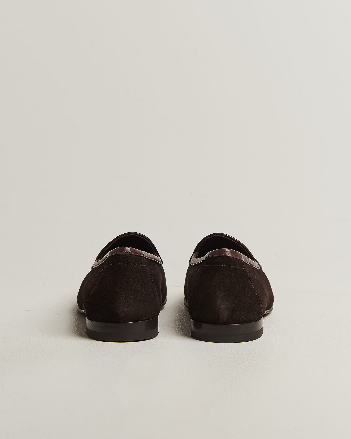 Mies | Loaferit | Loake 1880 | Belgrave Suede Belgian Loafer Dark Brown