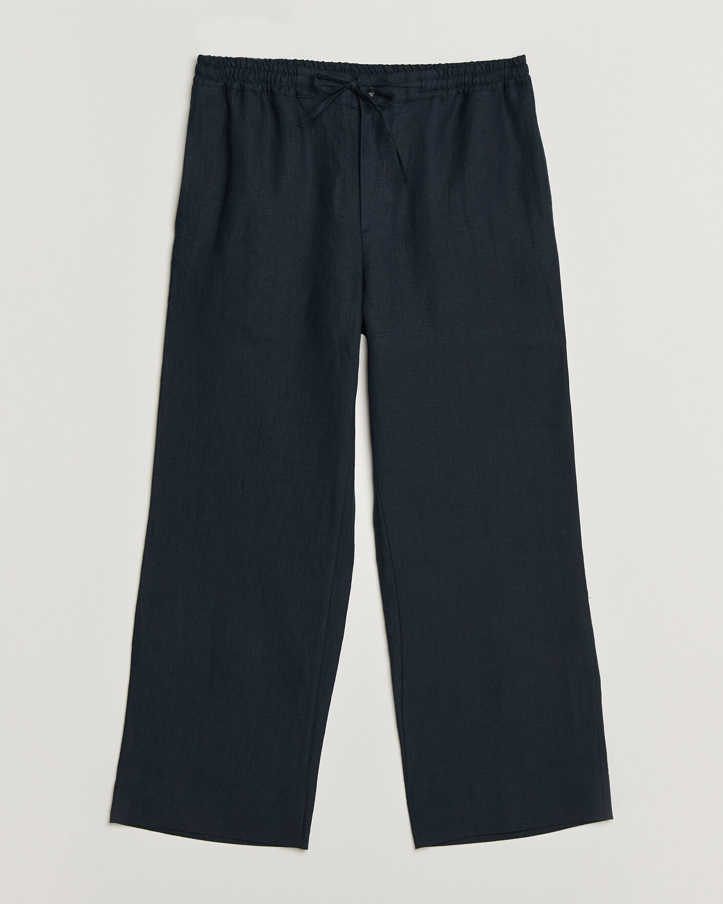 Mies | Housut | J.Lindeberg | Noah Drape Linen Pants Navy