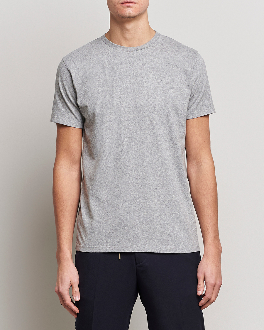 Mies | T-paidat | Colorful Standard | 3-Pack Classic Organic T-Shirt Optical White/Heather Grey/Deep Black