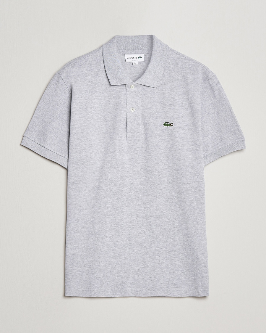 Lacoste Original Polo Piké Silver Chine – Harmaa