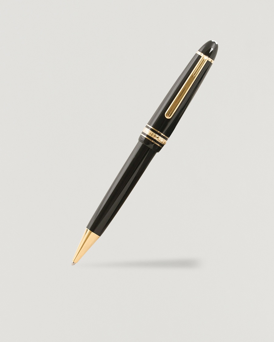 Montblanc 161 Meisterstück Ballpoint LeGrand Pen Black/Yellow Gold – Musta