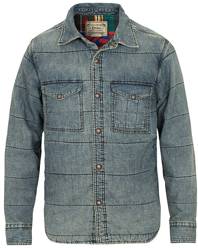  Padded Denim Jacket Chambrey