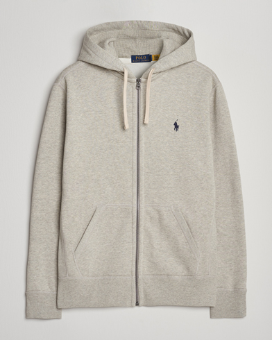 Polo Ralph Lauren Athletic Fleece Full-Zip Hoodie Light Sport Heather – Harmaa