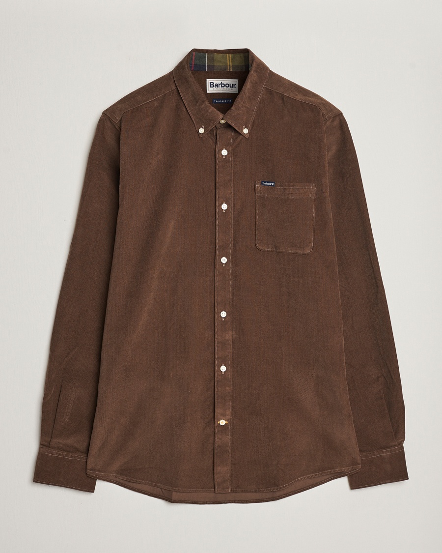 Barbour Lifestyle Ramsey Corduroy Shirt Brown – Ruskea