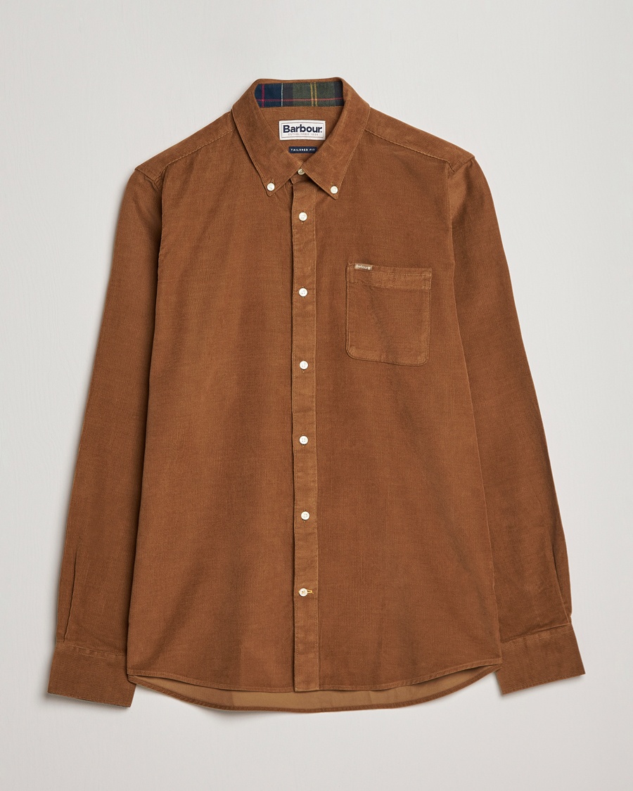 Barbour Lifestyle Ramsey Corduroy Shirt Sandstone – Ruskea