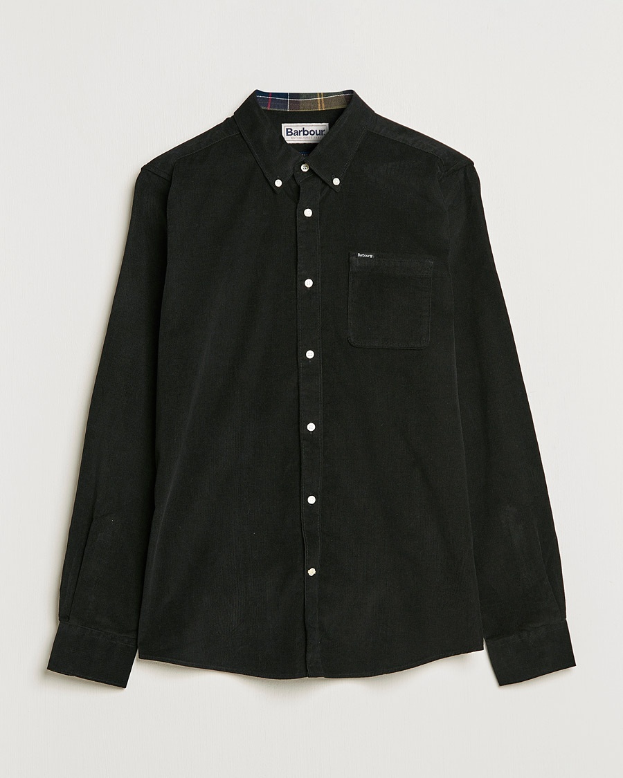 Barbour Lifestyle Ramsey Corduroy Shirt Black – Musta