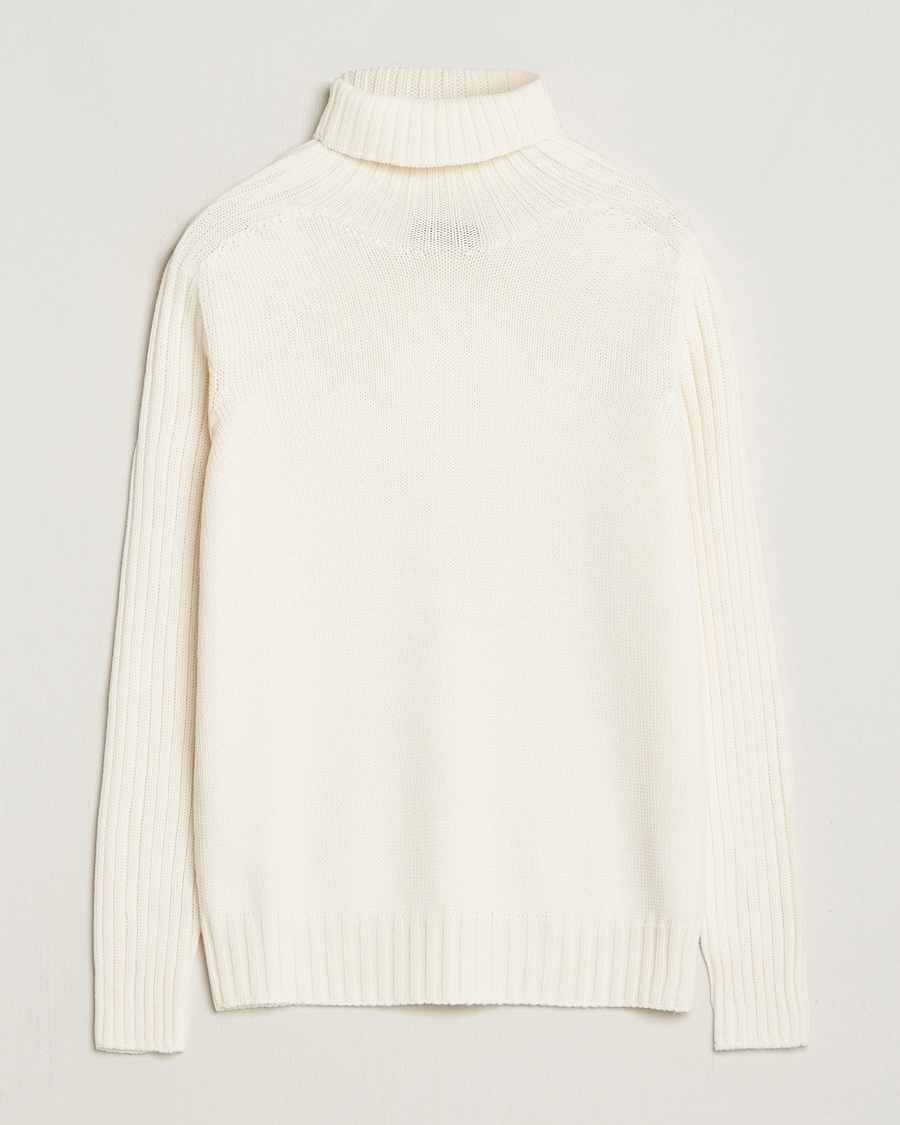 Gran Sasso Rainwool Rollneck White – Valkoinen