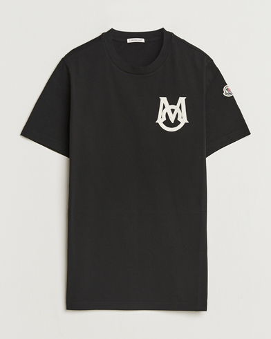 Moncler Embossed Logo T-Shirt Black – Musta