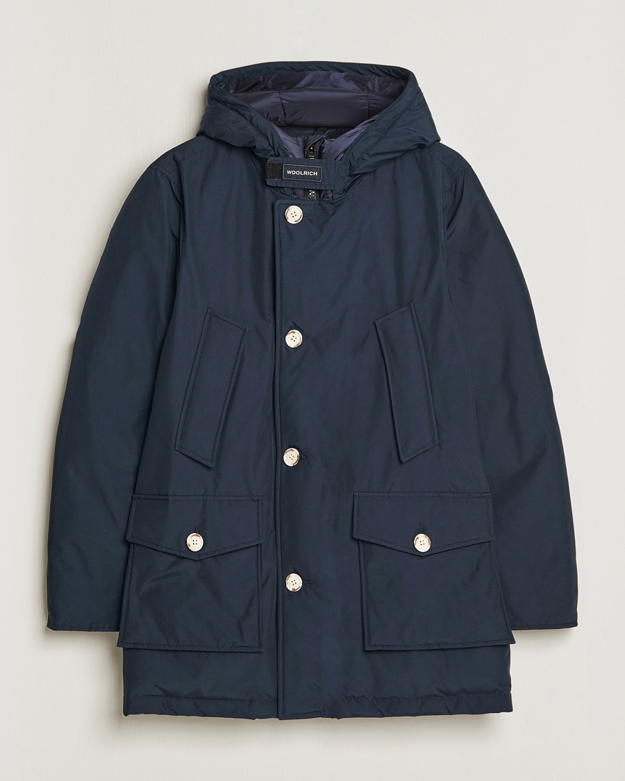 Woolrich Arctic Parka No Fur Melton Blue – Sininen