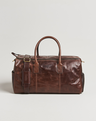 Loake 1880 Devon Leather Travel Bag Dark Brown – Ruskea