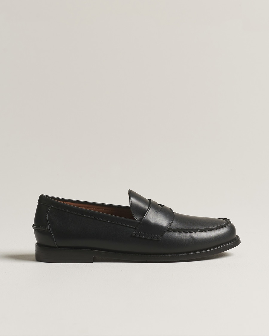 Polo Ralph Lauren Alston Penny Loafers Black Calf – Musta