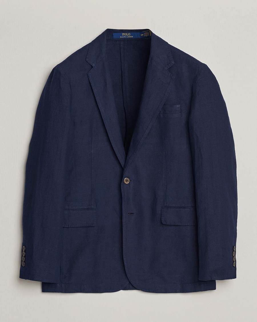 Polo Ralph Lauren Linen Sportcoat Navy – Sininen