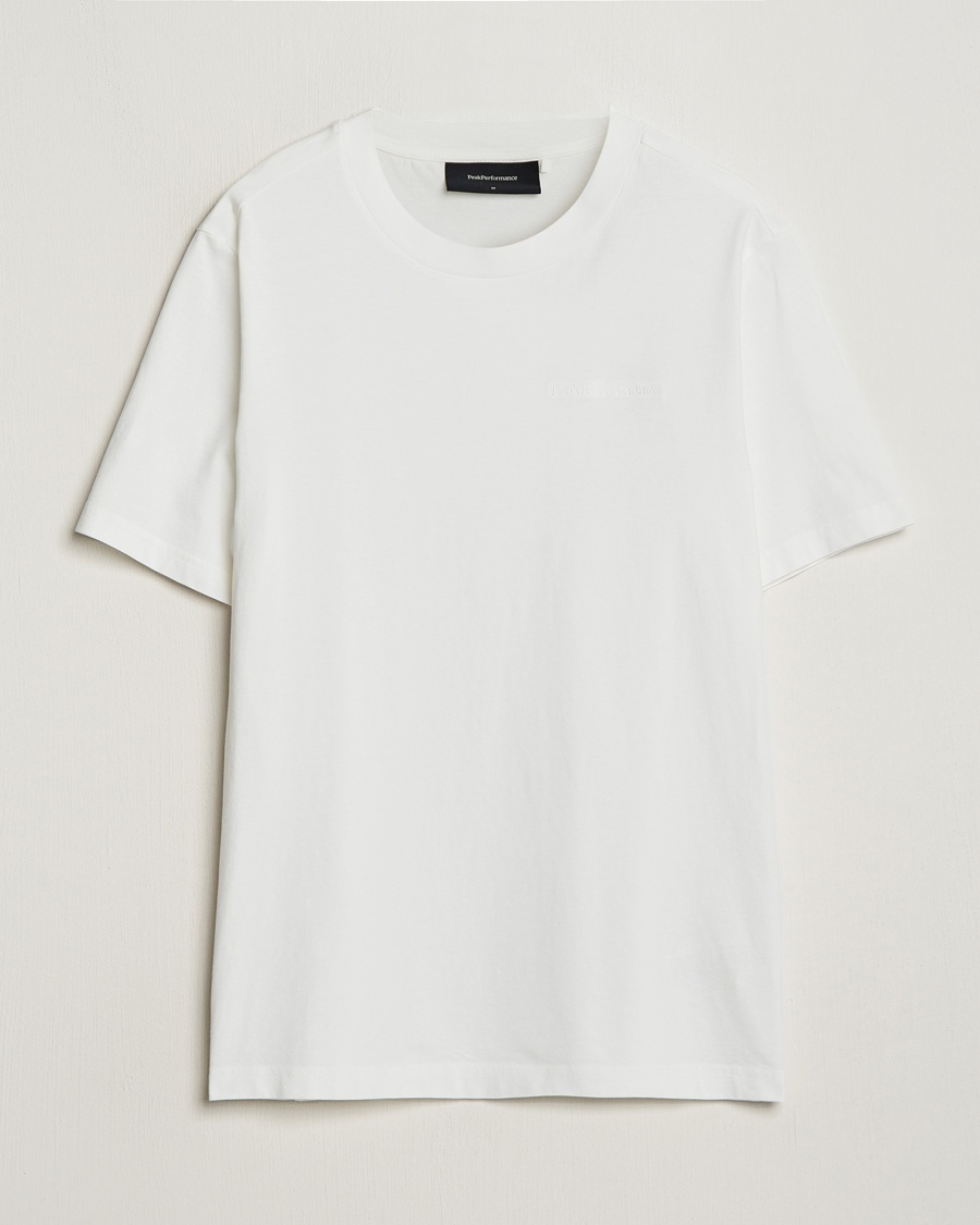 Peak Performance Original Crew Neck T-Shirt Off White – Valkoinen