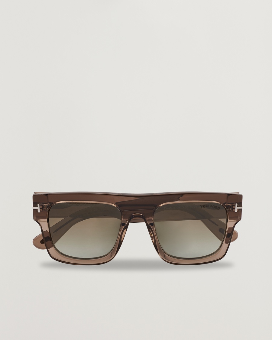 Tom Ford Fausto FT0711 Sunglasses Brown/Green – Ruskea