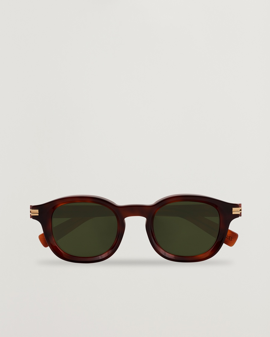 Zegna EZ0229 Sunglasses Dark Havana/Green – Ruskea