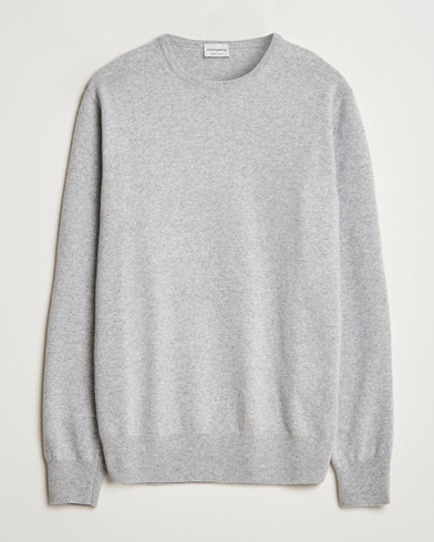  Wool/Cashmere Crewneck Mid Grey