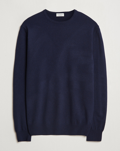  Wool/Cashmere Crewneck Navy